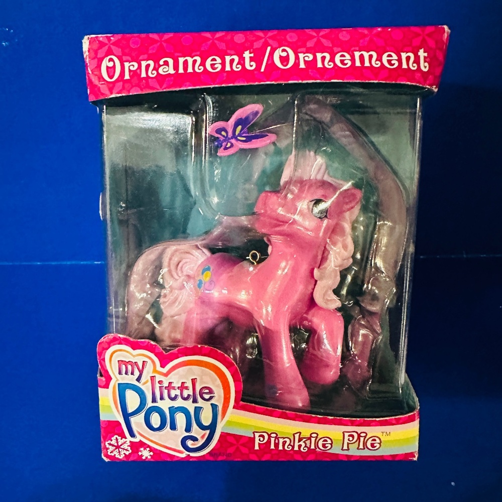My Little Pony G3 Pinkie Pie  Christmas Ornament NWT w/Butterfly 2007